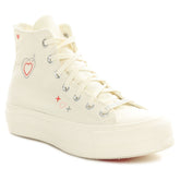 Sneakers Donna Converse Chuck Taylor All Star Lift Hi Bianco | NonSoloSport