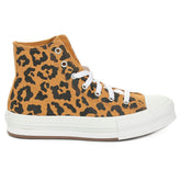 Sneakers Bambino Converse Chuck Taylor All Star EVA Lift Leopards Platform Marrone | NonSoloSport