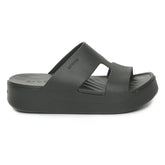 Ciabatta Donna Crocs Getaway Platform Nero | NonSoloSport