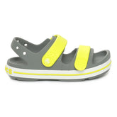 Sandalo Bambino Crocs Crocband Cruiser Grigio Giallo | NonSoloSport