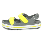 Sandalo Bambino Crocs Crocband Cruiser Grigio Giallo | NonSoloSport