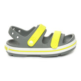 Sandalo Neonato Crocs Crocband Cruiser Grigio Giallo | NonSoloSport