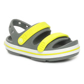 Sandalo Neonato Crocs Crocband Cruiser Grigio Giallo | NonSoloSport