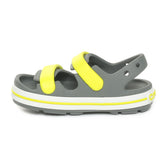 Sandalo Neonato Crocs Crocband Cruiser Grigio Giallo | NonSoloSport