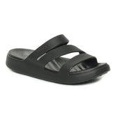 Ciabatta Donna Crocs Getaway Strappy Nero | NonSoloSport