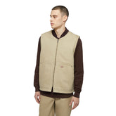 Dickies Gilet Duck Canvas Uomo Beige | NonSoloSport
