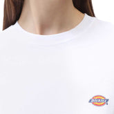 T-Shirt Manica Lunga Donna Dickies Mapleton Bianco | NonSoloSport