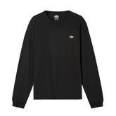 T-Shirt Manica Lunga Uomo Dickies Mapleton Nero | NonSoloSport