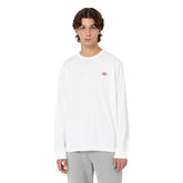 Dickies T-Shirt Manica Lunga Mapleton Uomo Bianco | NonSoloSport