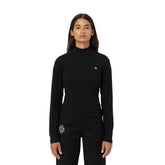 T-Shirt Donna Dickies Rib Manica Lunga Marysville Donna Nero | NonSoloSport