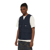 Dickies Gilet Smanicato Fisherville Poplin Uomo Blu | NonSoloSport