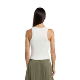Canotta Donna Dickies A Coste Beige | NonSoloSport
