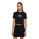 T-Shirt Donna Dickies Globe Nero | NonSoloSport