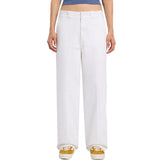 Pantalone Donna Dickies Loose Work 247 Bianco | NonSoloSport
