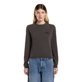 T-shirt Manica Lunga Donna Dickes Christiana Grigio | NonSoloSport