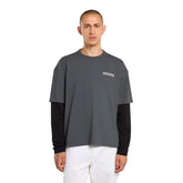 T-Shirt Uomo Dickies Payson 2 in 1 Nero | NonSoloSport
