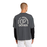 T-Shirt Uomo Dickies Payson 2 in 1 Nero | NonSoloSport