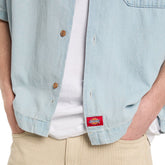 Camicia Uomo Dickies Denim Azzurro | NonSoloSport