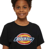 T-Shirt Bambino Dickies Icon Logo Nero | NonSoloSport