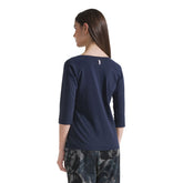 Blusa Donna Deha Jersey Fiammato Blu | NonSoloSport