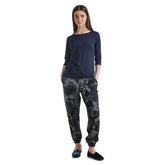 Blusa Donna Deha Jersey Fiammato Blu | NonSoloSport