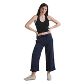 Pantalone Donna Deha Twill Tencel Blu | NonSoloSport