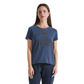 T-Shirt Donna Deha Effetto Marmo Blu | NonSoloSport