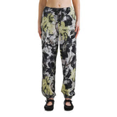Pantalone Donna Deha Stampa Flower Grigio | NonSoloSport