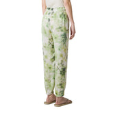 Deha Pantalone in Raso Stampa Donna Verde | NonSoloSport