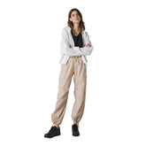 Deha Pantalone Cargo Popeline Donna Beige | NonSoloSport