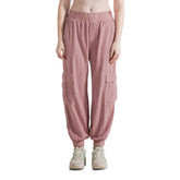 Pantalone Cargo Donna Deha Velluto Rosa | NonSoloSport