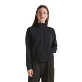 Felpa Donna Deha Zip Nero | NonSoloSport