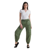 Pantalone Cargo Donna Deha Twill Effetto Sfumato Verde | NonSoloSport