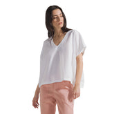 Blusa Donna Deha Popeline Bianco | NonSoloSport