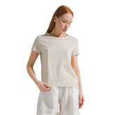 T-Shirt Donna Deha Effetto Marmorizzato Beige | NonSoloSport