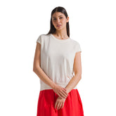 Top Donna Deha Seta Combinata Bianco | NonSoloSport