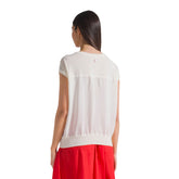 Top Donna Deha Seta Combinata Bianco | NonSoloSport