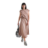 Gonna Donna Deha Satin Marrone | NonSoloSport
