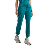 Pantalone Donna Deha Popline Elasticizzato Verde | NonSoloSport