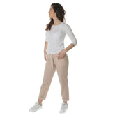 Deha T-Shirt Fiammè 3/4 Donna Bianco | NonSoloSport