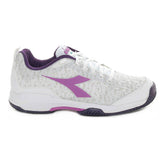 Diadora S.Shot Clay Donna Bianco Lilla | NonSoloSport