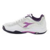 Diadora S.Shot Clay Donna Bianco Lilla | NonSoloSport