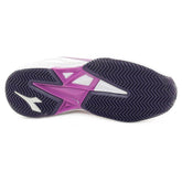 Diadora S.Shot Clay Donna Bianco Lilla | NonSoloSport
