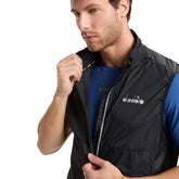 Diadora Gilet Packable Vest Uomo Nero | NonSoloSport