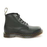 Boots Dr. Martens 101 Yellow Stitch Smooth 6 Eye Nero | NonSoloSport