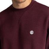 Element Felpa Cornell Classic Uomo Bordeaux | NonSoloSport