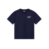 T-Shirt Bambino Emporio Armani 7 Core Identity Blu | NonSoloSport