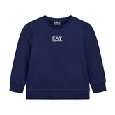 Felpa Bambino Emporio Armani 7 Core Identity Blu | NonSoloSport