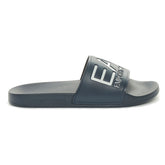 Ciabatta Emporio Armani 7 Maxi Logo Blu Bianco | NonSoloSport