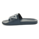 Ciabatta Emporio Armani 7 Maxi Logo Blu Bianco | NonSoloSport